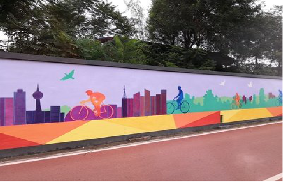 诸暨墙体彩绘-围墙