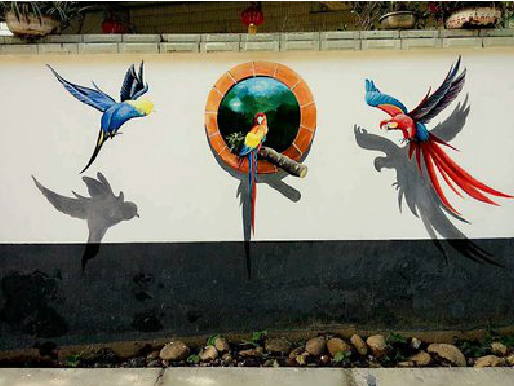 诸暨视觉错位-3D墙绘设计