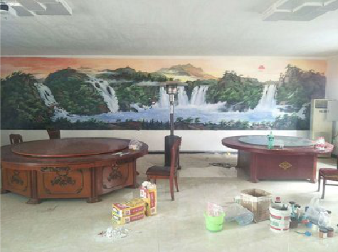 诸暨墙绘-写实风景