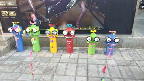 诸暨商业区彩绘