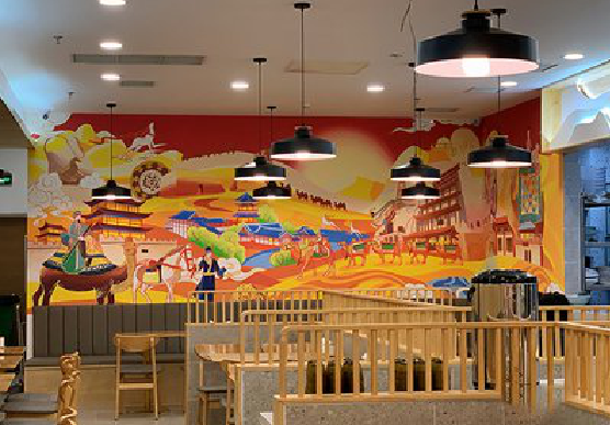 诸暨商业空间彩绘介绍。