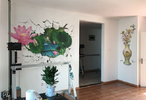 诸暨墙体彩绘相比墙纸的优势。