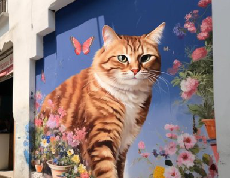 诸暨自己绘制有个性的手绘墙